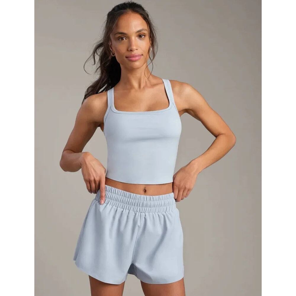 Rhone Serene Shelf Bra Tank in Blue Dawn - Womens size XL